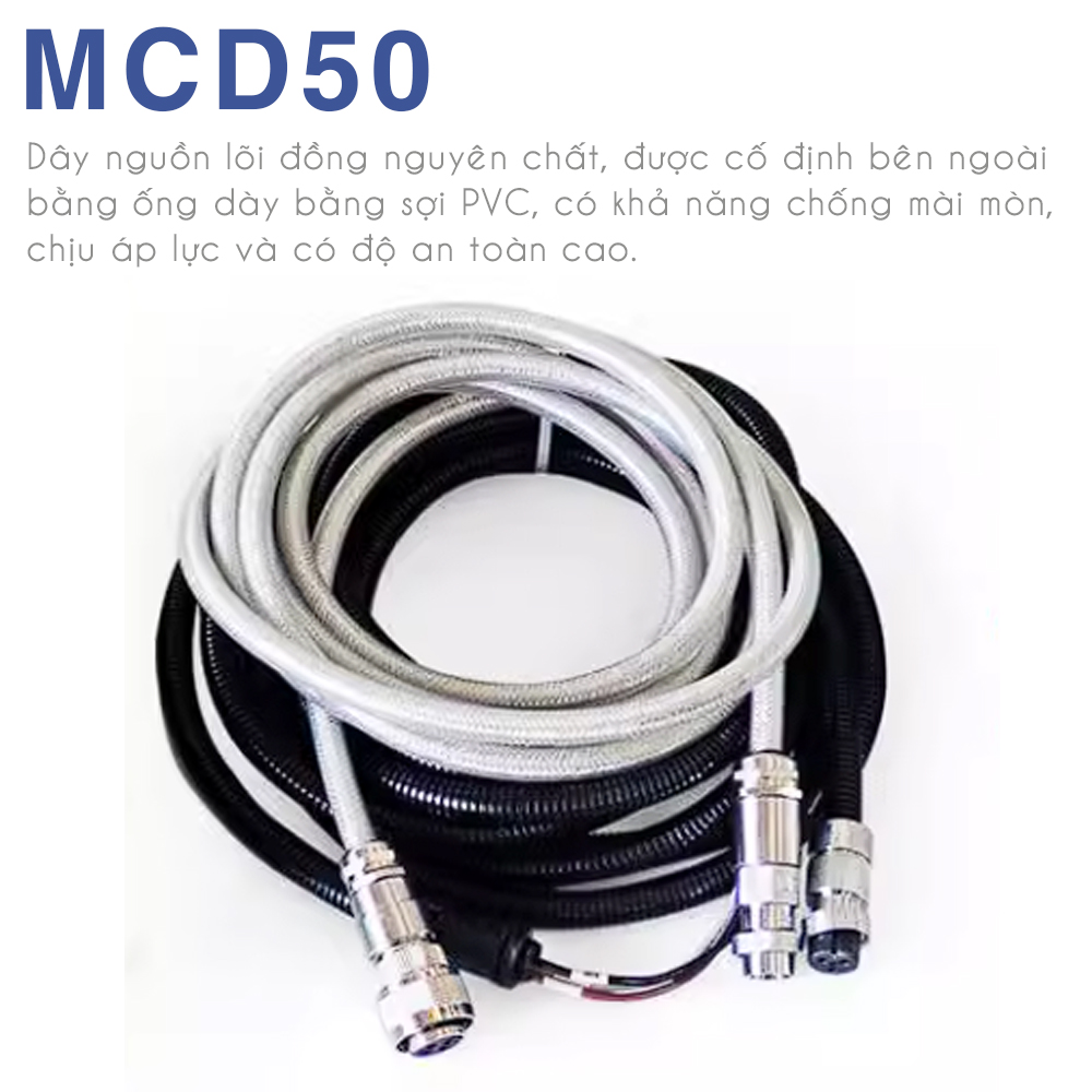 Phích cắm chắc chắn, bọc cách điện