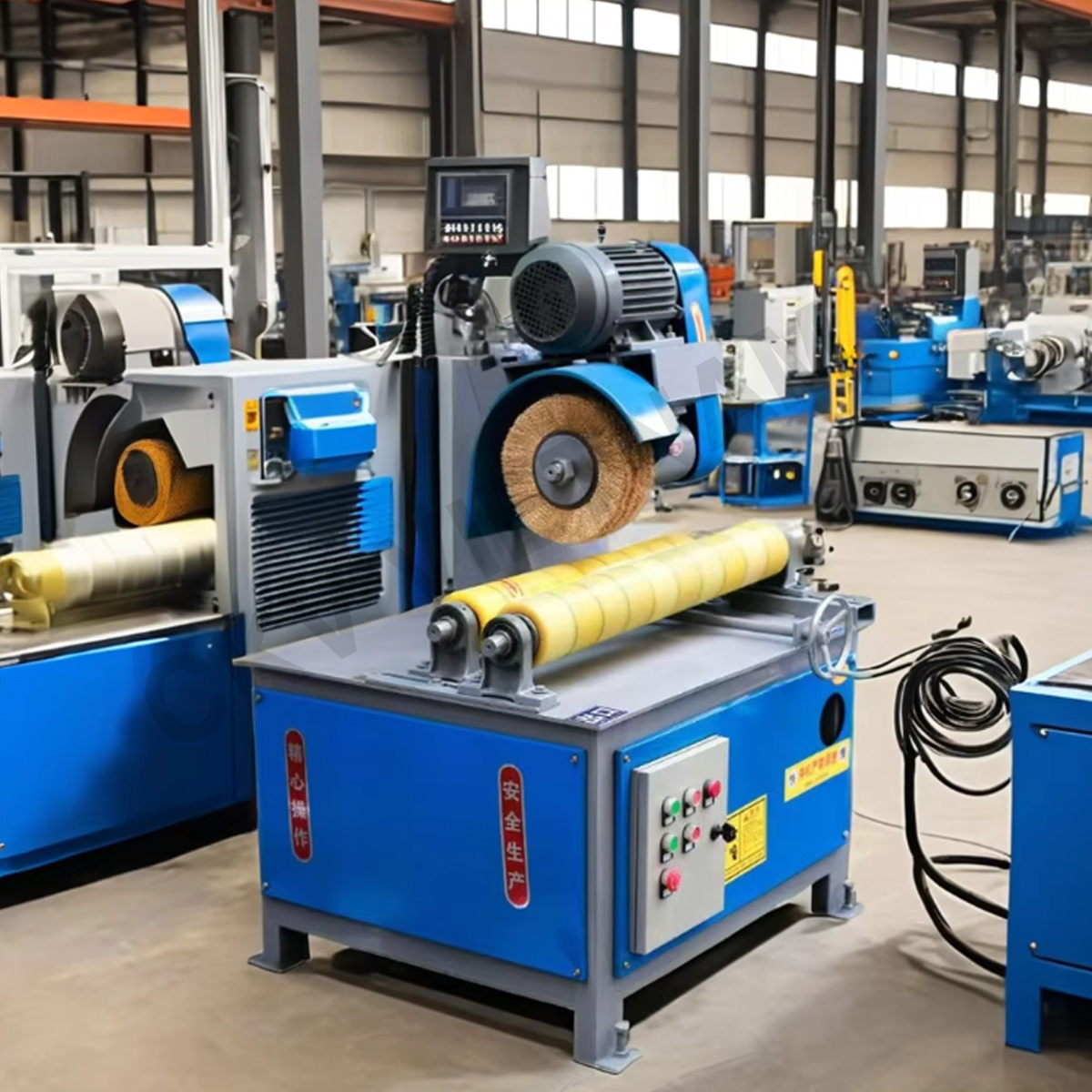 Máy đánh bóng ống tròn thẳng kích thước lớn CKV-MTA220