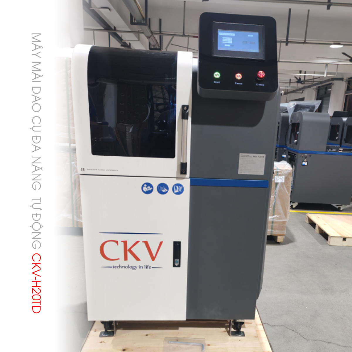 CKV-H20TD có bảng điều khiển bằng màn hình cảm ứng