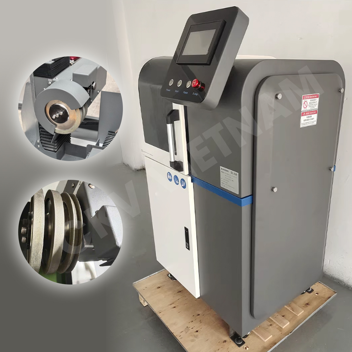 CKV-H20TD và cụm 4 bánh mài