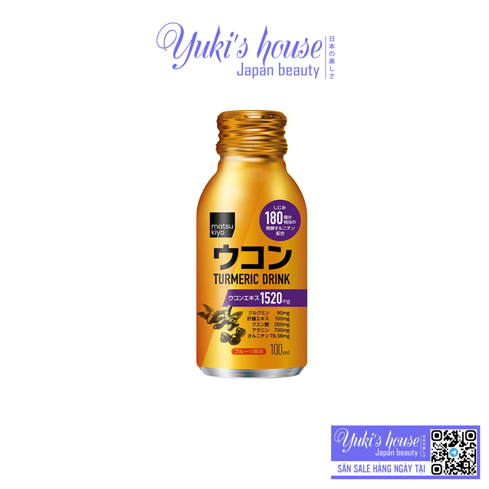 Nước nghệ Matsukyio tumeric drink (lốc 6 chai x 100ml)
