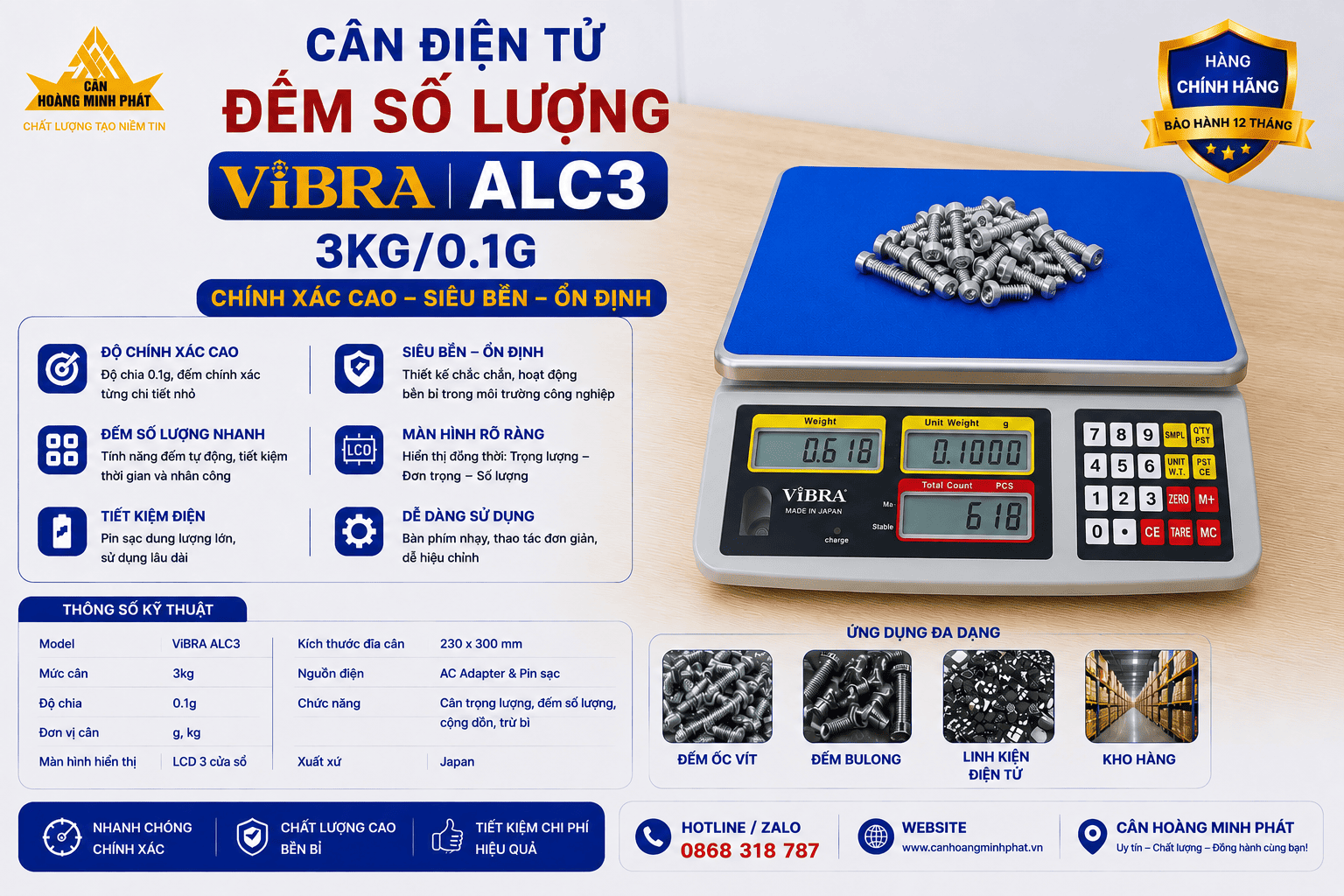 CẦN MUA CÂN ĐIỆN TỬ ĐẾM SỐ LƯỢNG 3KG CHÍNH XÁC CAO?
