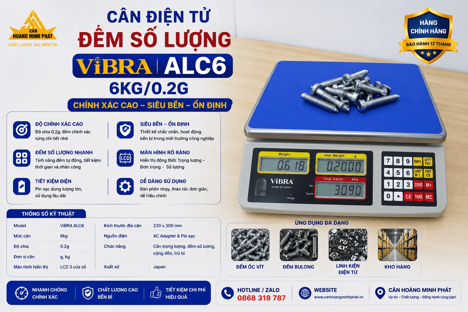 CẦN MUA CÂN ĐẾM SỐ LƯỢNG 6KG CHÍNH XÁC CAO NÊN CHỌN MẪU NÀO?