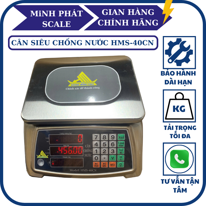 Cân tính tiền chống nước