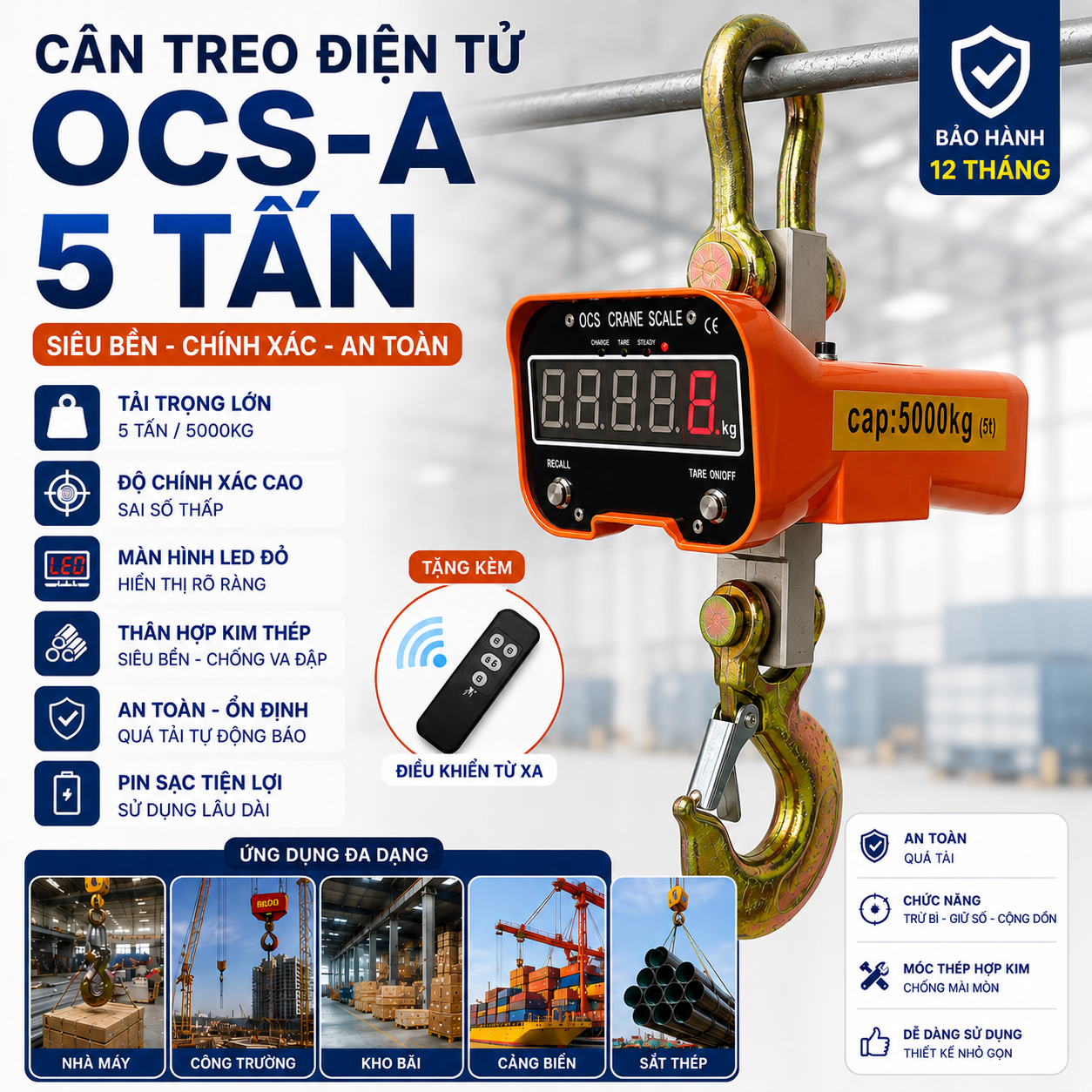 Cân treo cầm tay - Cân móc cẩu