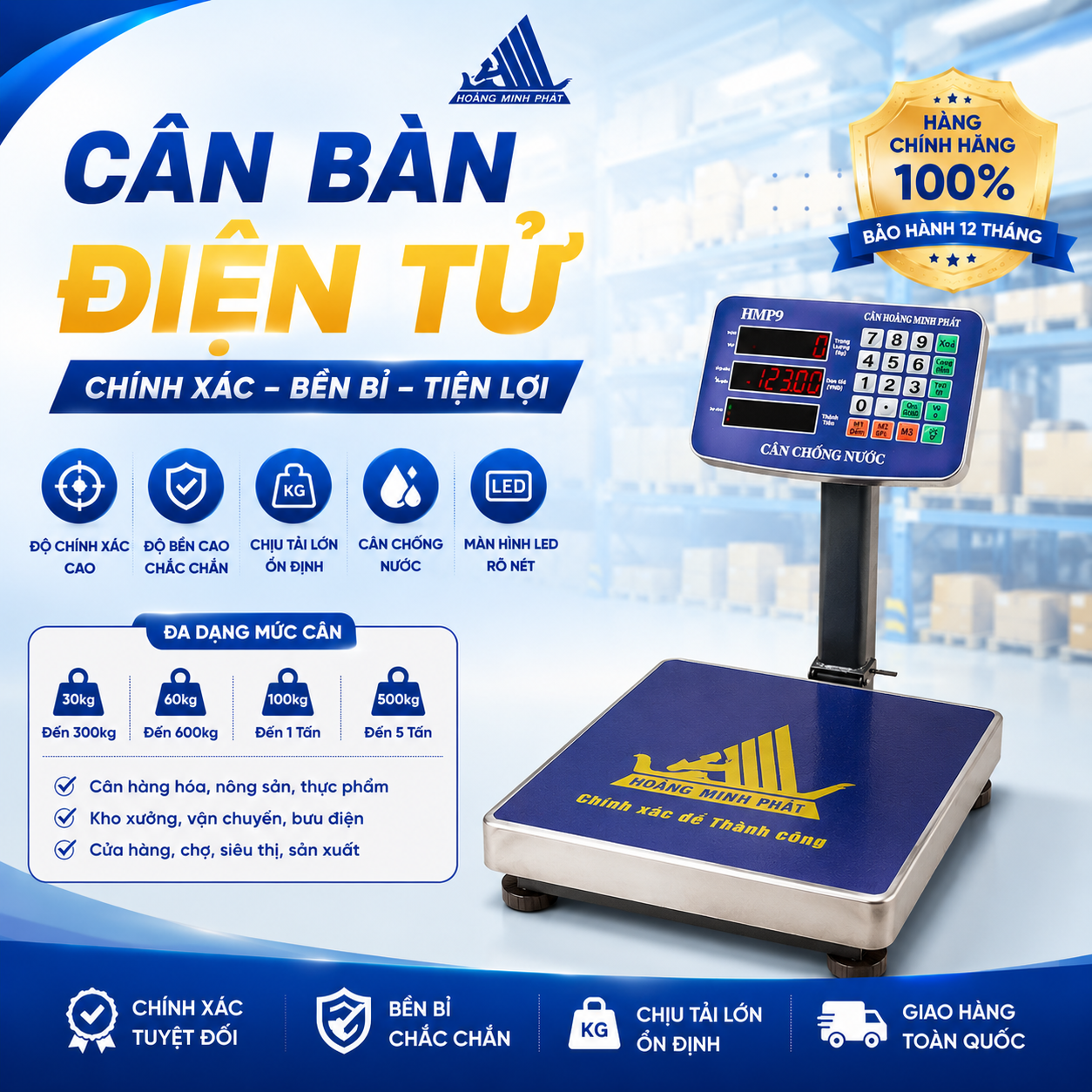 Cân bàn điện tử công nghiệp