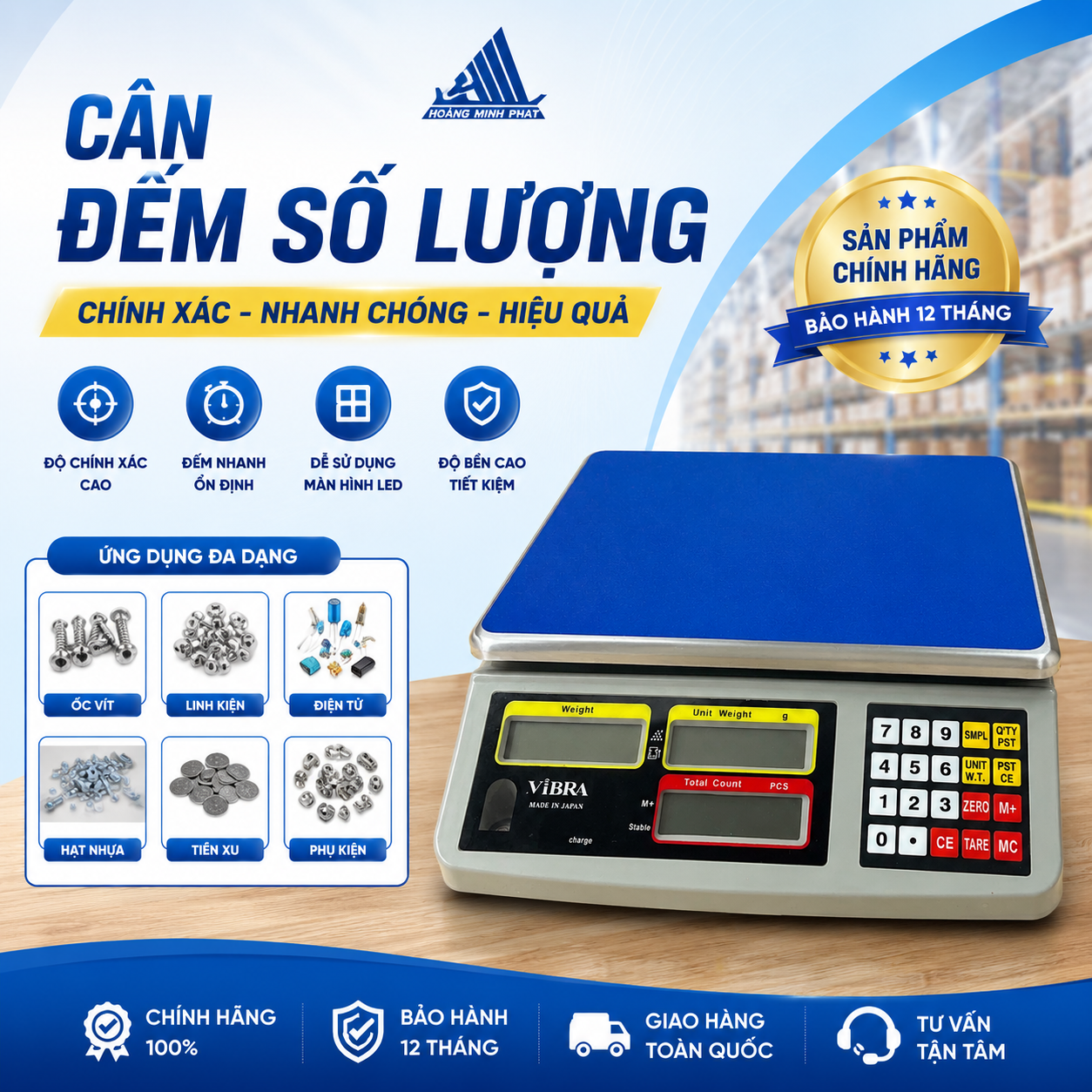 Cân đếm số lượng - Cân đếm mẫu