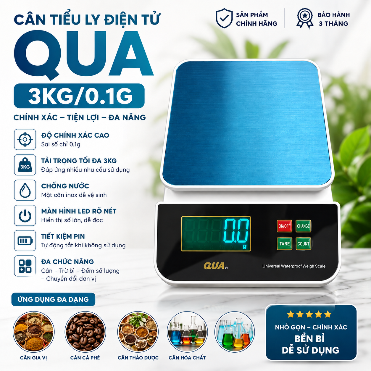 Cân nhà bếp - Cân tiểu ly