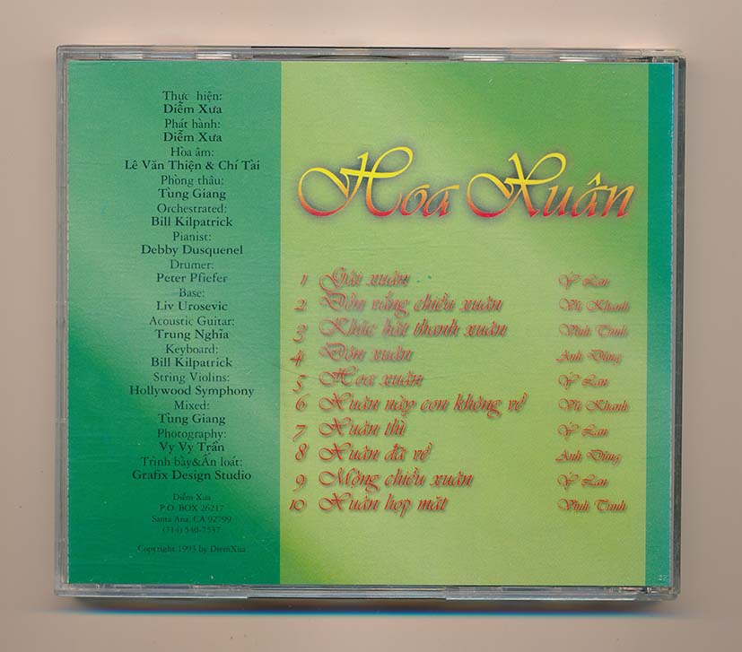 Diễm Xưa CD - Hoa Xuân - Ý Lan - Vũ Khanh - Vĩnh Trinh - Anh Dũng (KGTUS) Diễm Xưa Cd - Hoa Xuân - Ý Lan - Vũ Khanh - Vĩnh Trinh - Anh Dũng (Kgtus)