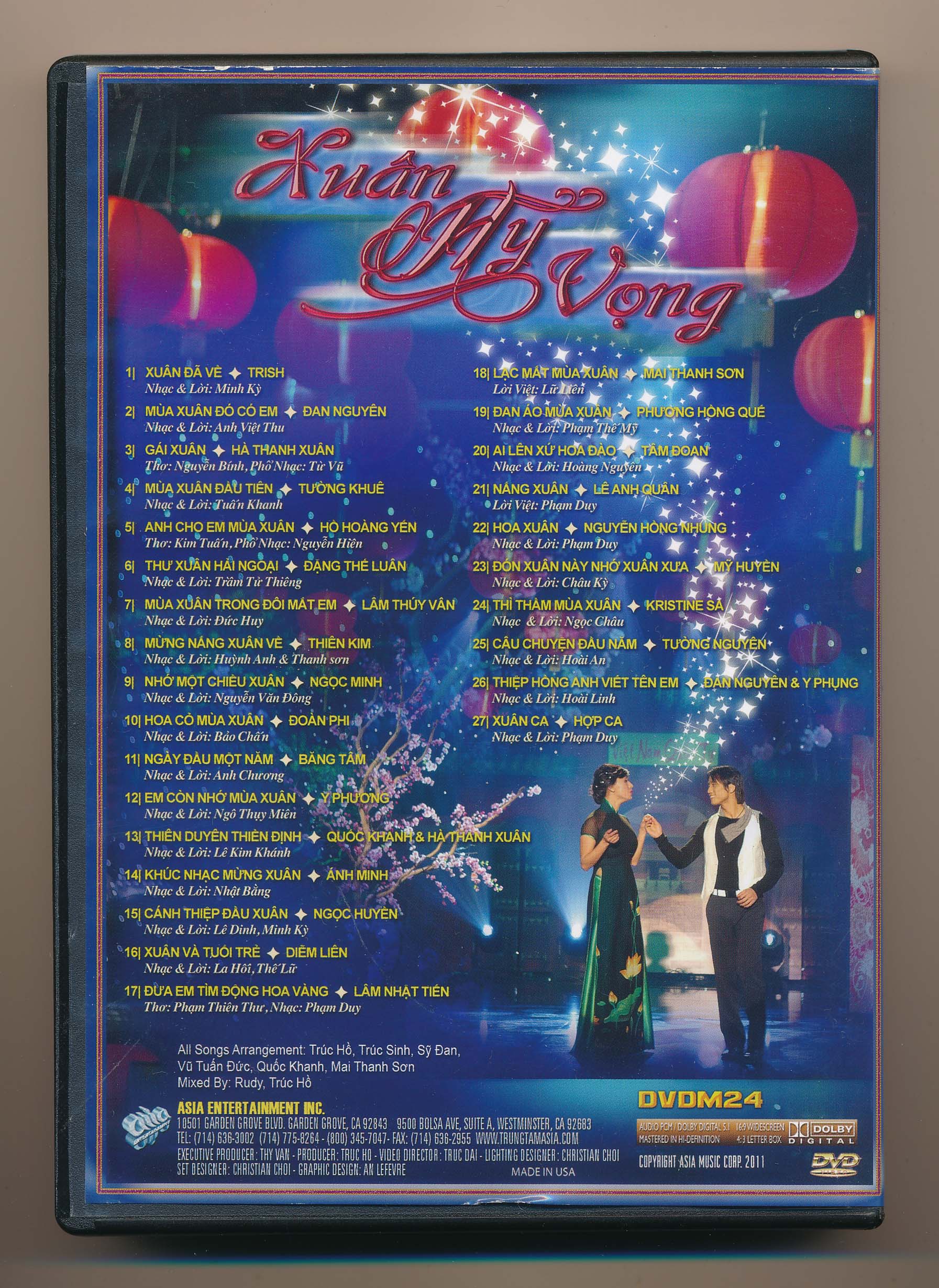 DVD ASIA - Xuân Hy Vọng