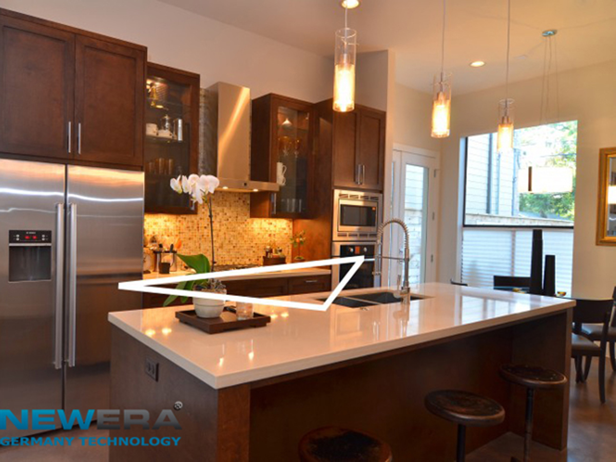 Cách thiết lập tam giác làm việc trong nhà bếp