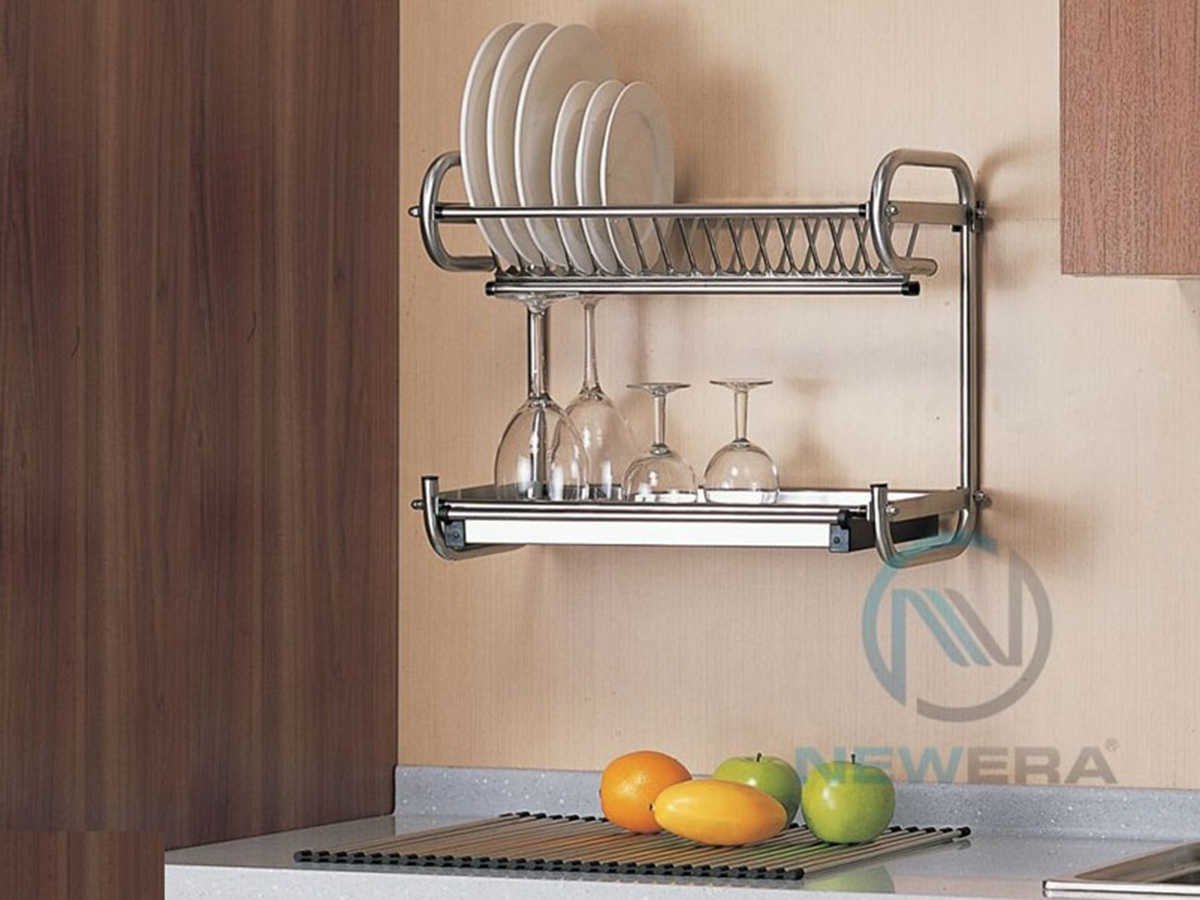 Giá treo tường đa năng tiện lợi cho nhà bếp