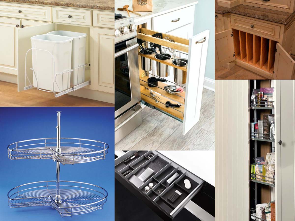 Những phụ kiện tủ bếp phổ biến nhất