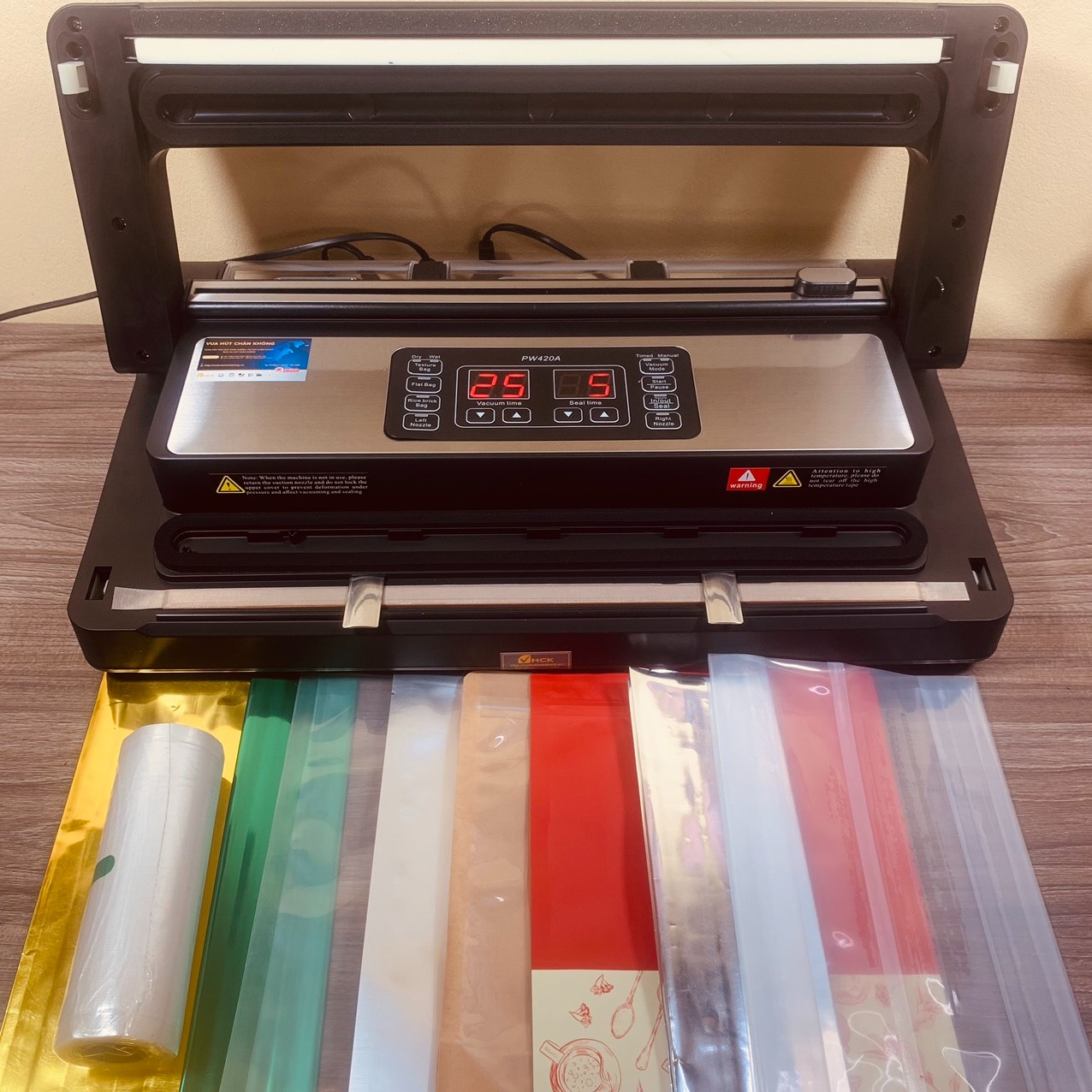 Hướng Dẫn Sử Dụng Máy Hút Chân Không PW420A Chi Tiết