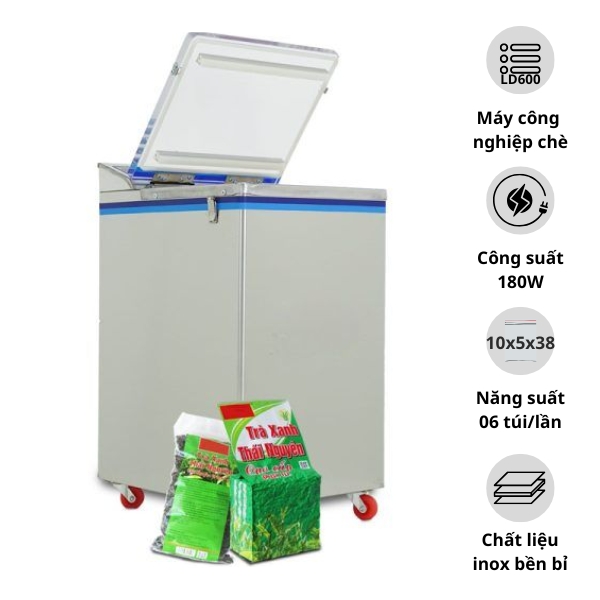máy hút chân không chè LD600