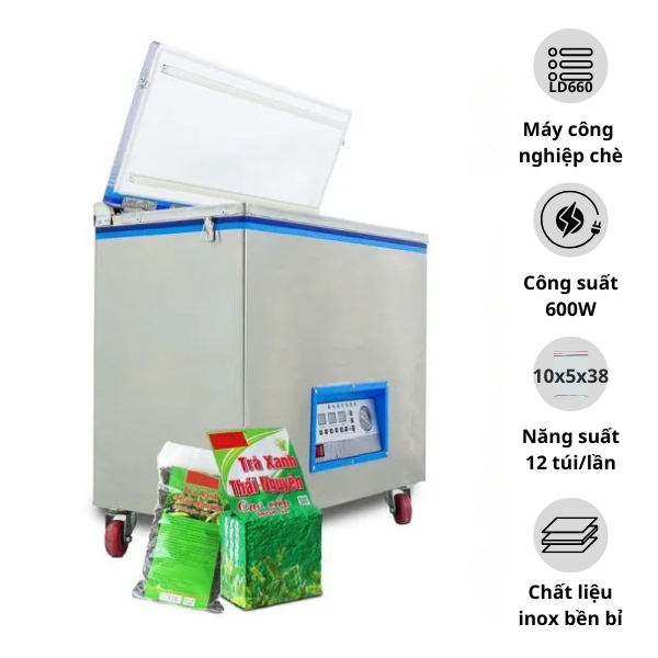Máy hút chân không chè LD660