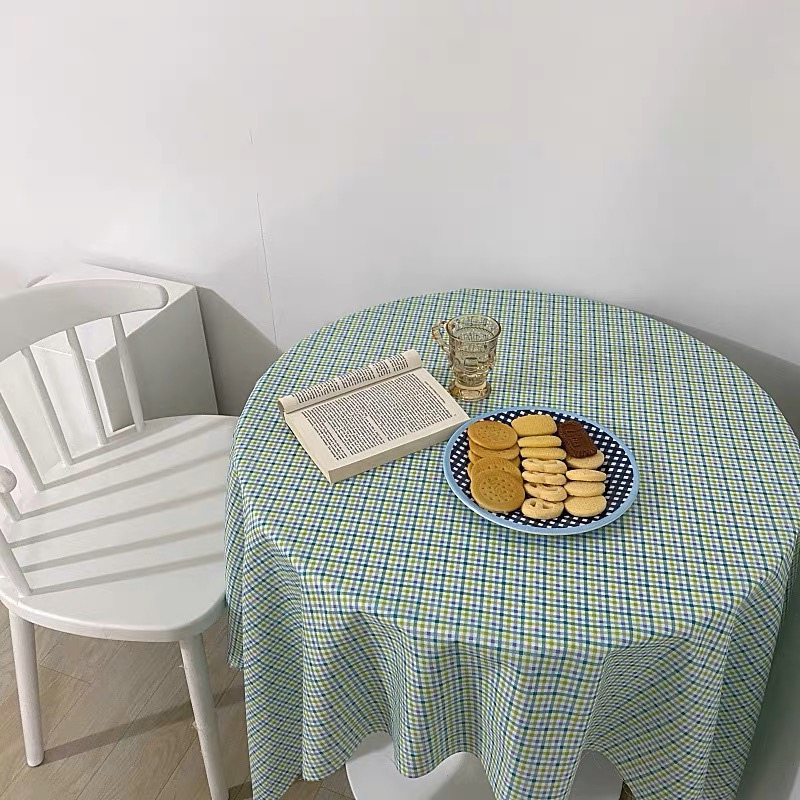 Khăn bàn caro kẻ sọc phụ kiện chụp ảnh picnic phong cách Hàn quốc