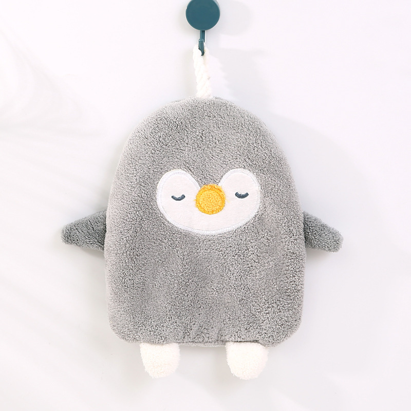 Khăn lau tay hình chim cánh cụt đa năng dễ thương