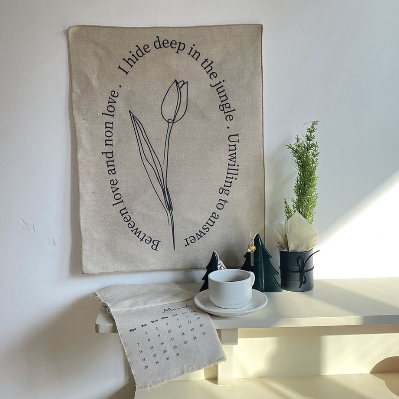 Tranh vải canvas trang trí tường, trang trí bàn ăn, phụ kiện chụp ảnh