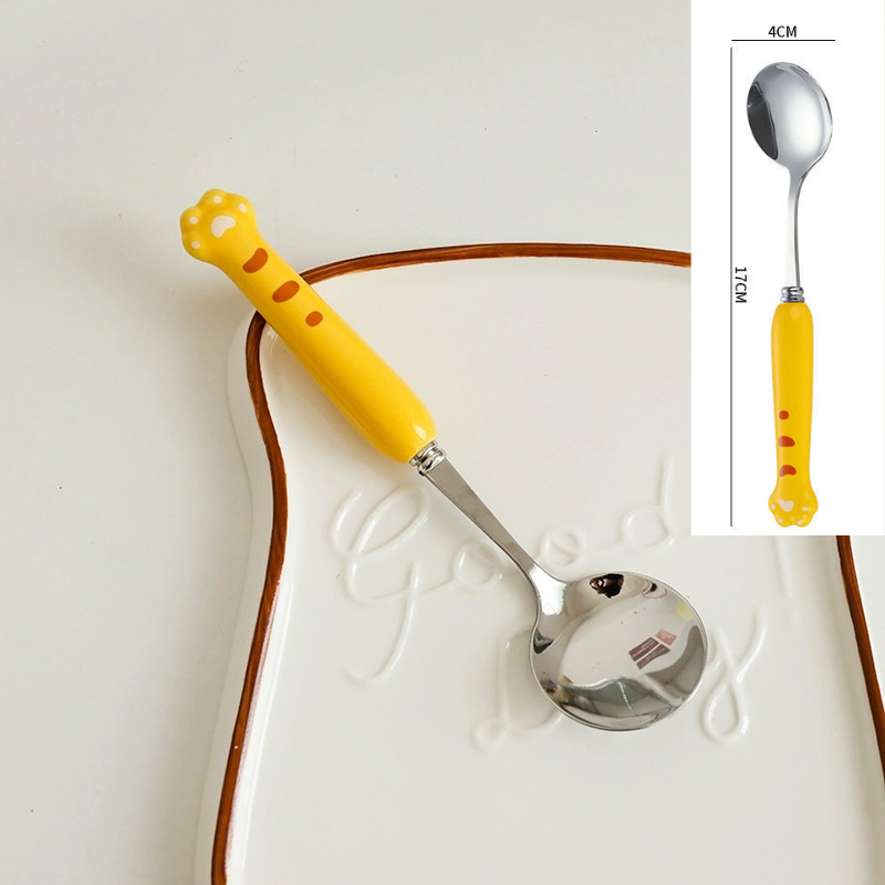 Muỗng nĩa hình chân mèo cute