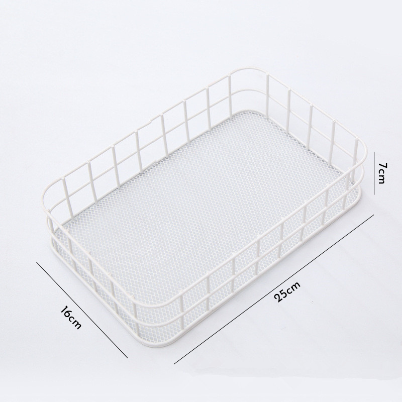 Rổ sắt chữ nhật pastel