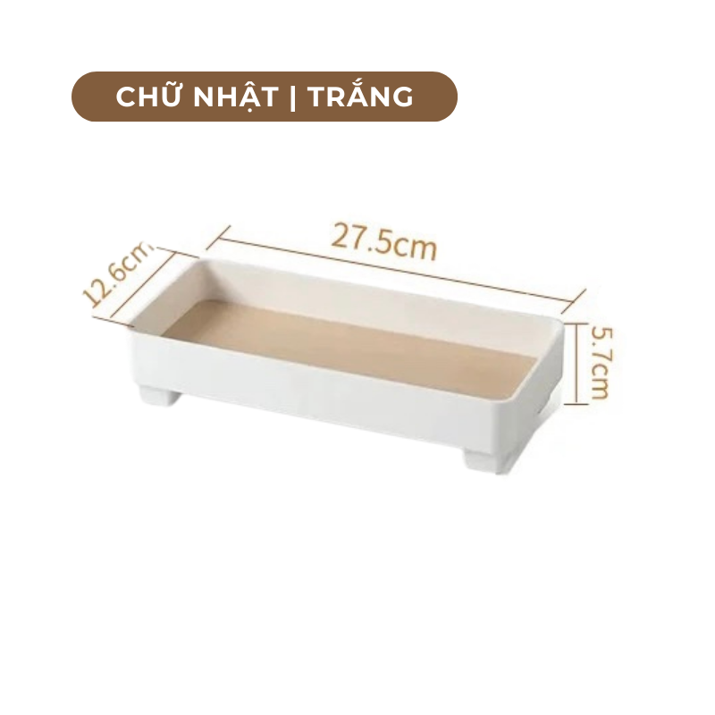 Khay trang trí decor đa năng phong cách Hàn Quốc