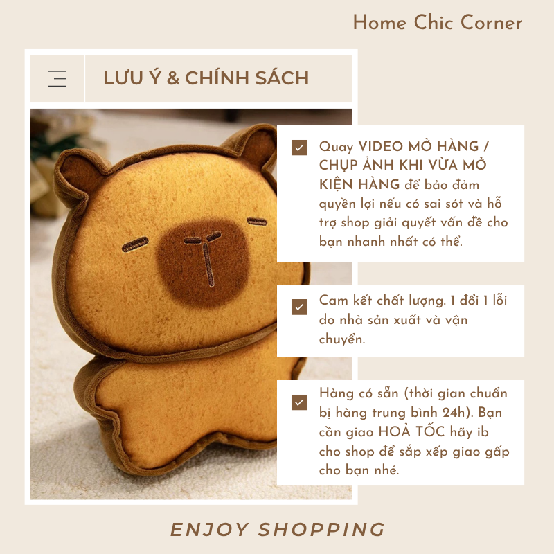 Gấu bông sandwich hình mèo, gấu bánh nướng, móc khoá hình mèo