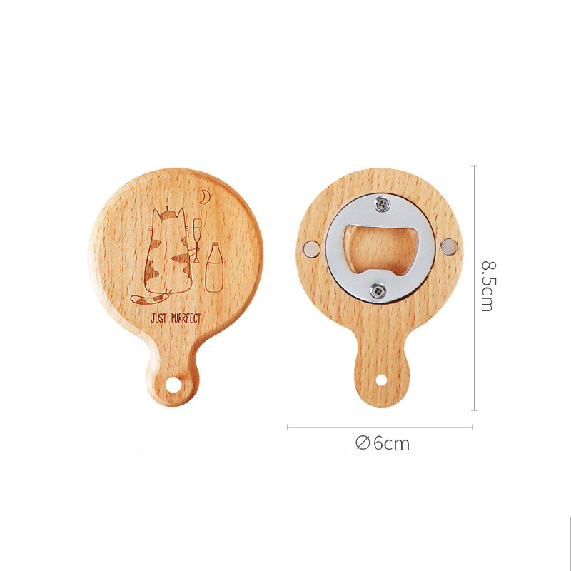 Khui nắp chai gỗ có hít nam châm