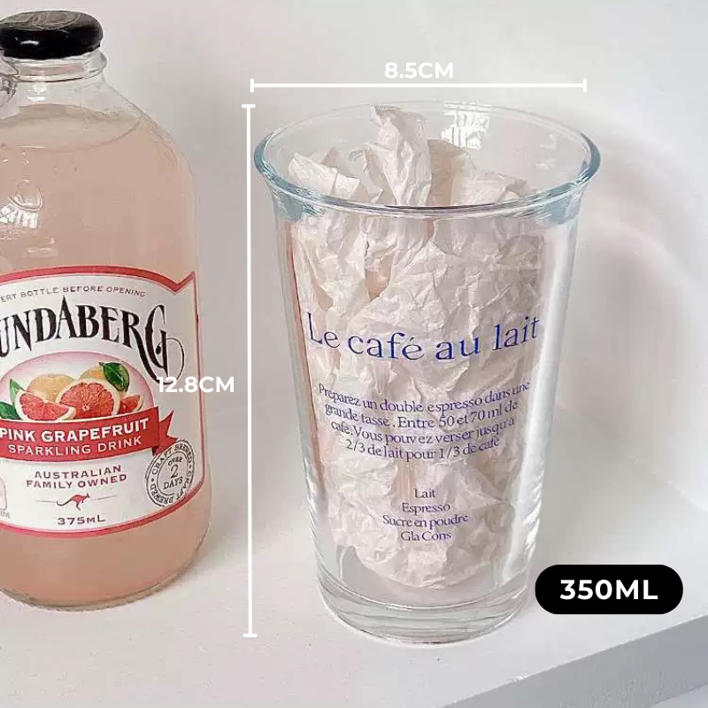 Cốc ly thuỷ tinh miệng loe nhiều mẫu