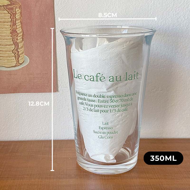 Cốc ly thuỷ tinh miệng loe nhiều mẫu