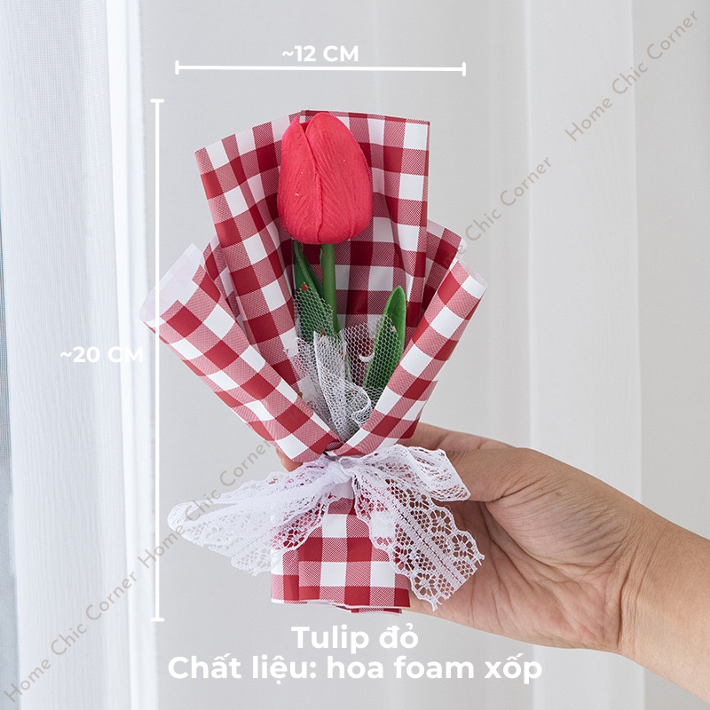 Bó hoa mini quà tặng mix set quà