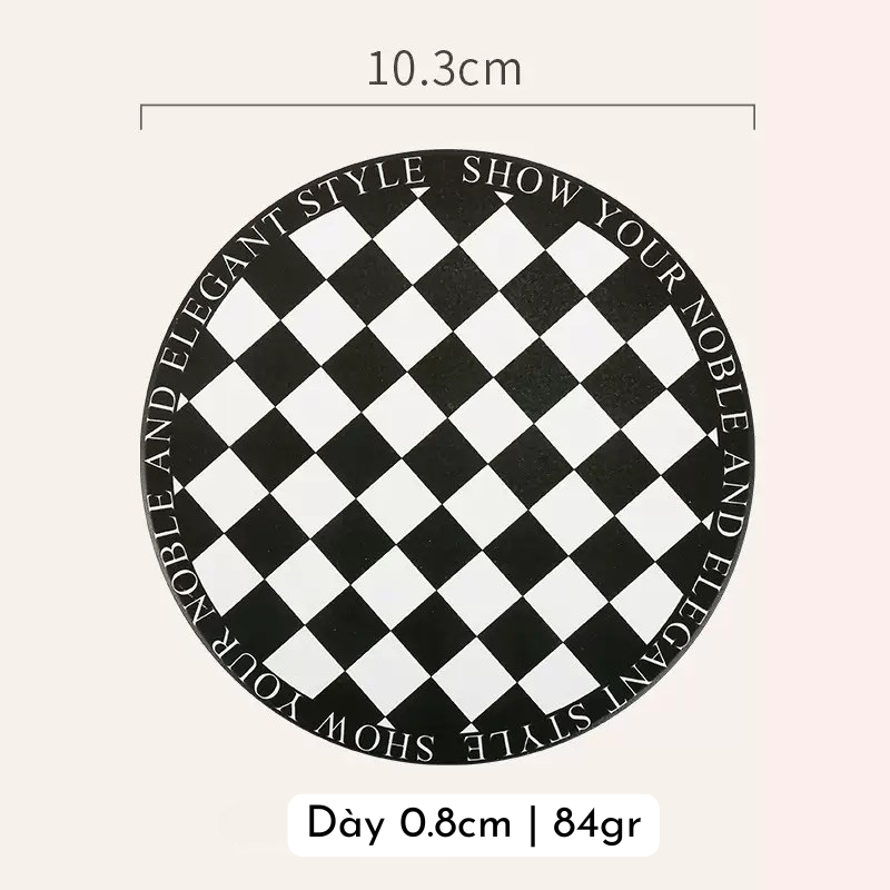 Lót ly đá thấm hút nhiều mẫu hoạ tiết dễ thương