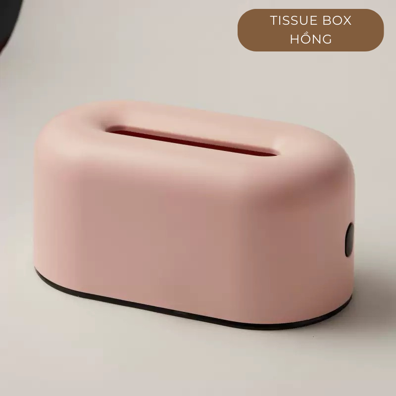 Hộp đựng khăn giấy để bàn Tissue Box nhiều màu phong cách Hàn Quốc