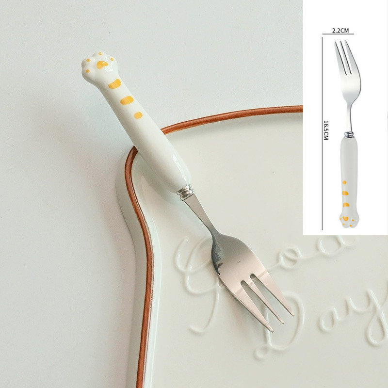 Muỗng nĩa hình chân mèo cute