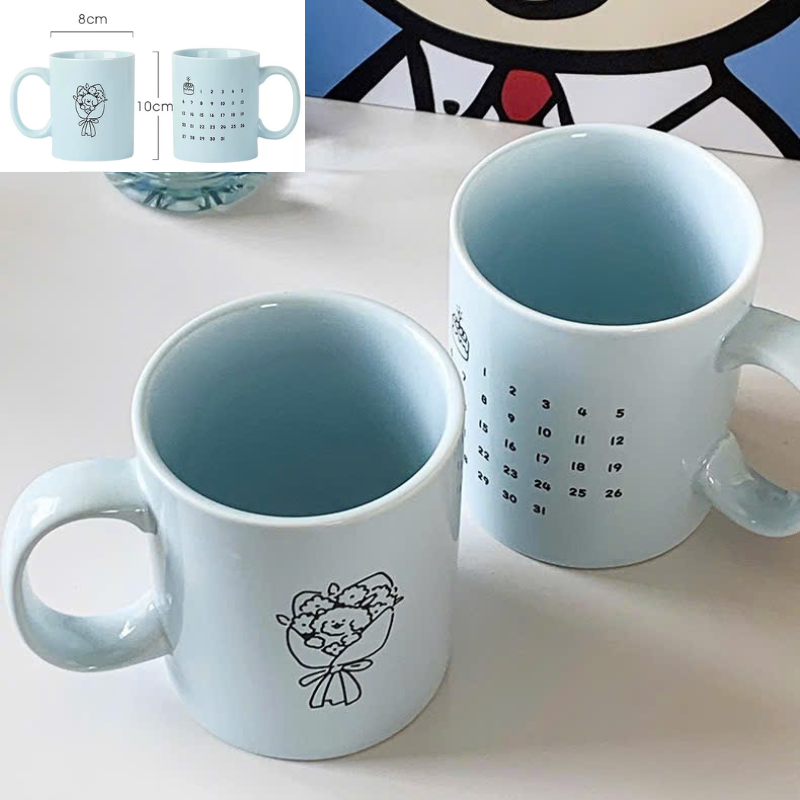 Cốc Birthday in lịch 400ml