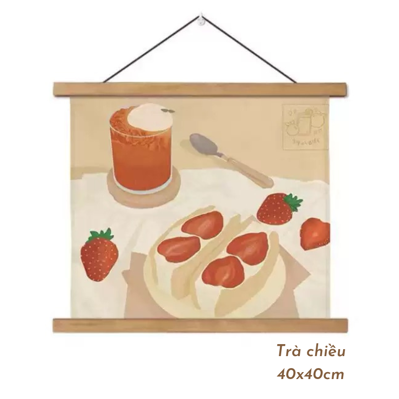 Tranh treo tường canvas khung gỗ decor