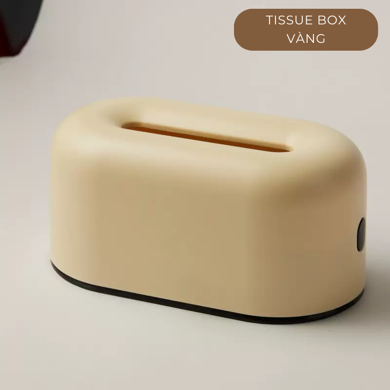 Hộp đựng khăn giấy để bàn Tissue Box nhiều màu phong cách Hàn Quốc