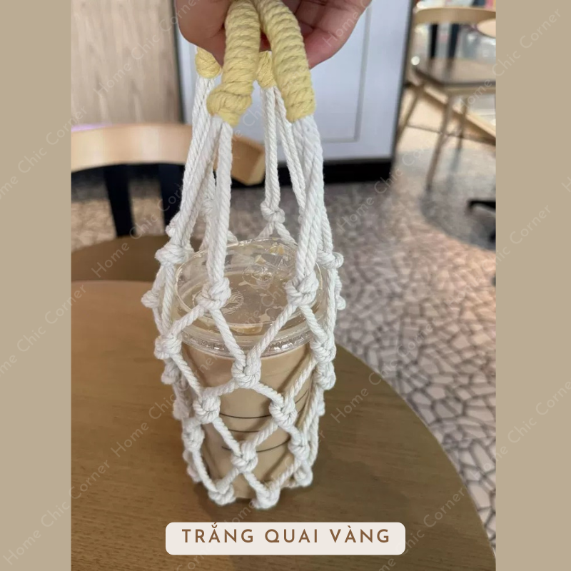 Túi lưới thừng đựng cốc