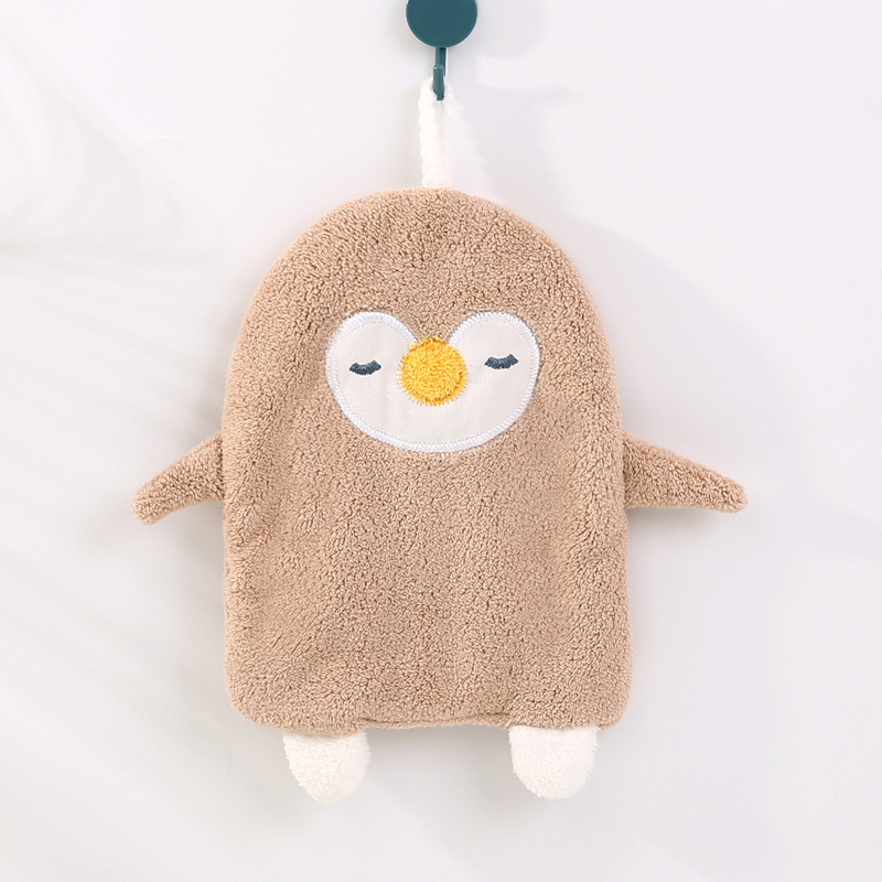 Khăn lau tay hình chim cánh cụt đa năng dễ thương