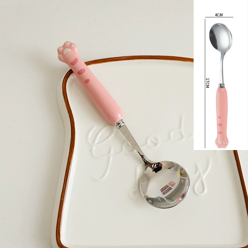 Muỗng nĩa hình chân mèo cute