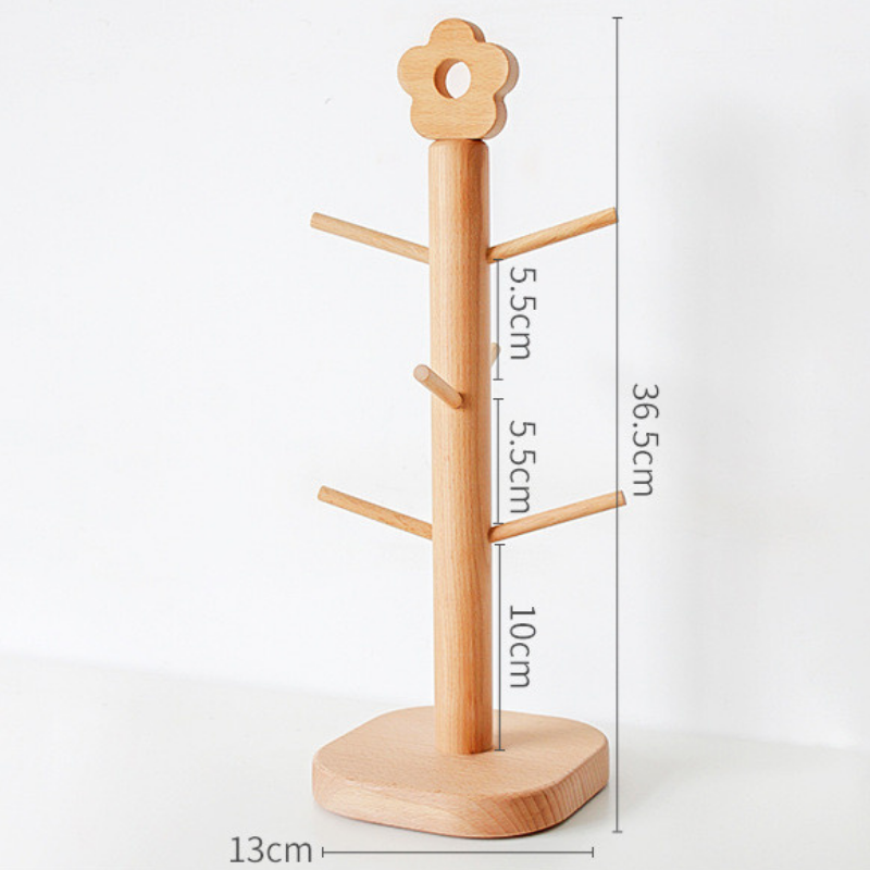 Cây treo cốc bằng gỗ