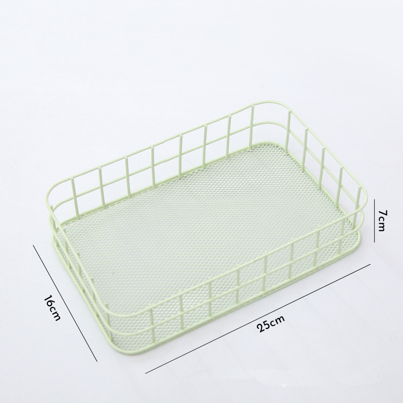 Rổ sắt chữ nhật pastel