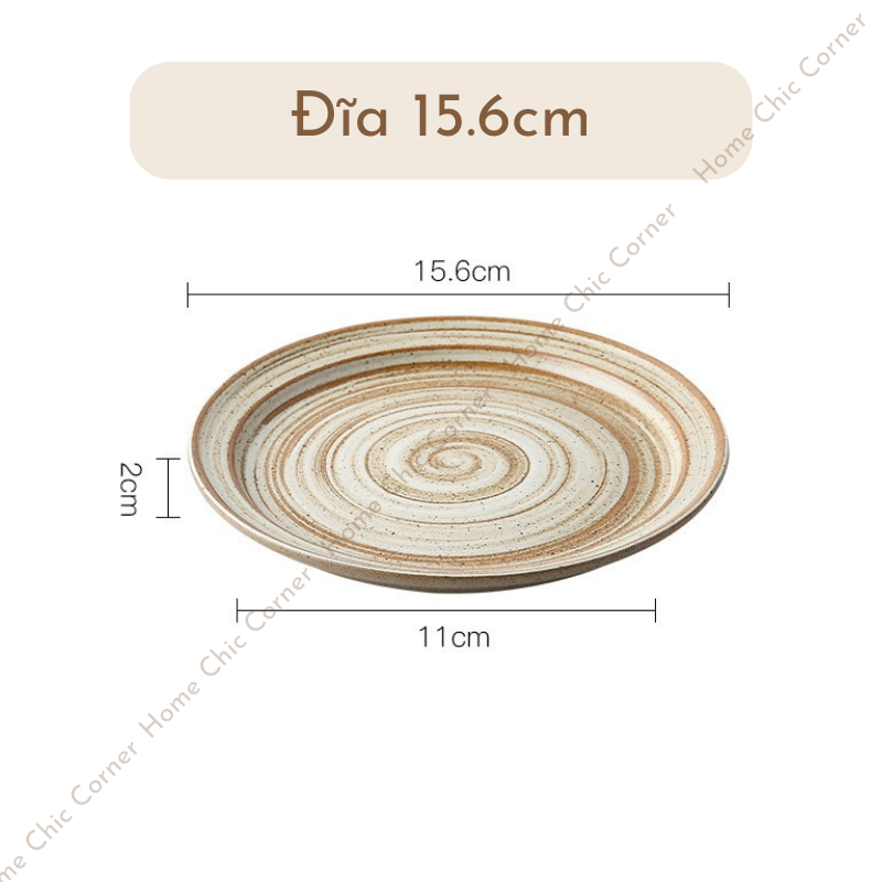 Cốc ly đĩa gốm men xoáy