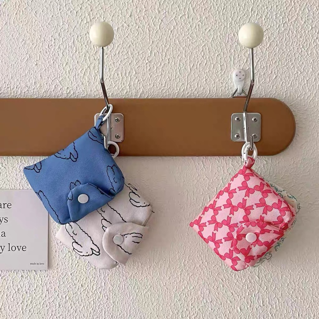 Ví canvas mini có móc khoá