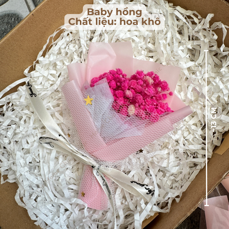 Bó hoa mini quà tặng mix set quà