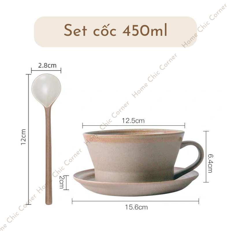 Cốc ly đĩa gốm men xoáy