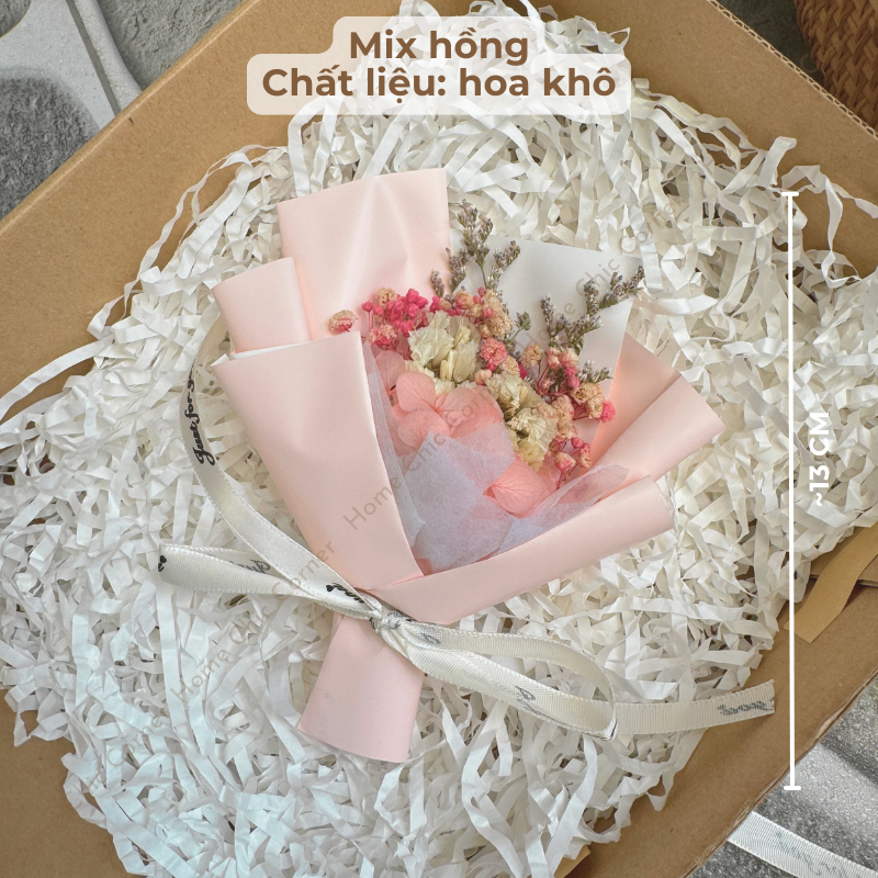 Bó hoa mini quà tặng mix set quà