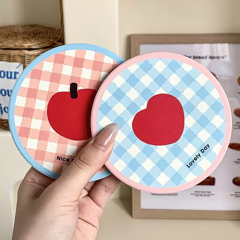 Lót ly đá thấm hút nhiều mẫu hoạ tiết dễ thương