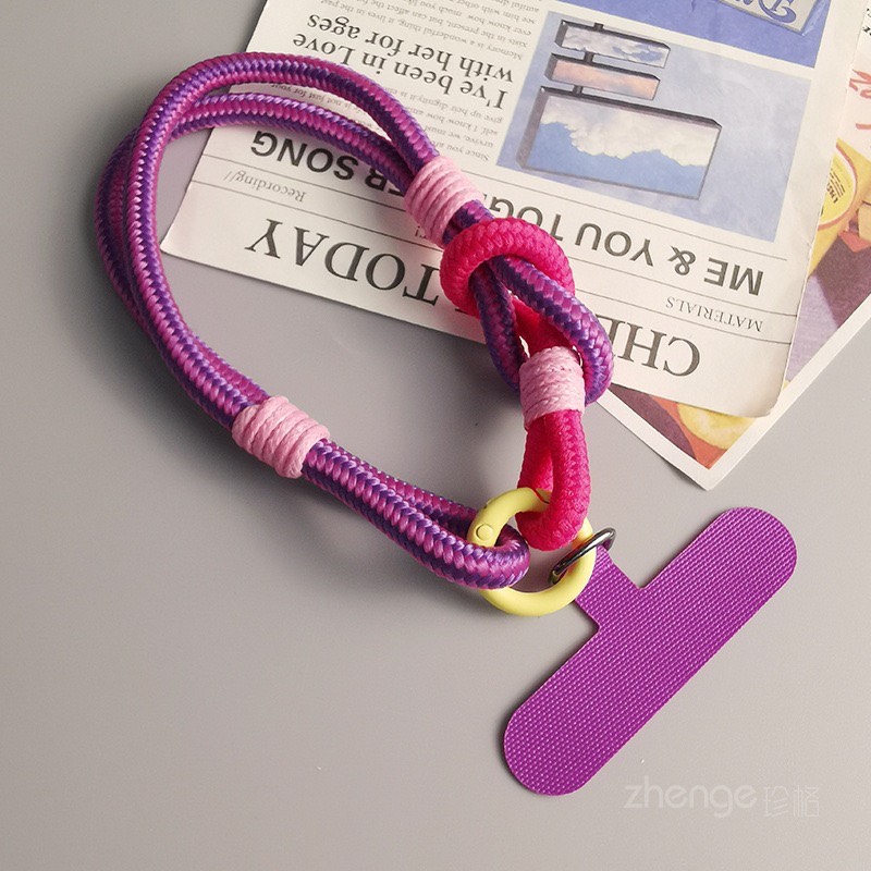 Dây bện thừng đeo điện thoại, móc khoá