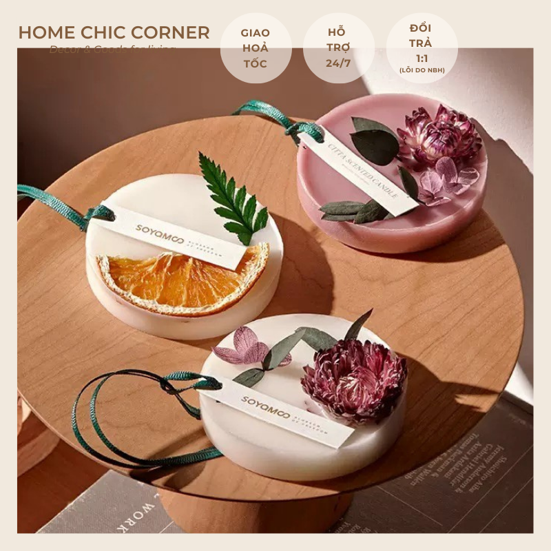 Sáp thơm khử mùi hoa khô Soyam by Citta